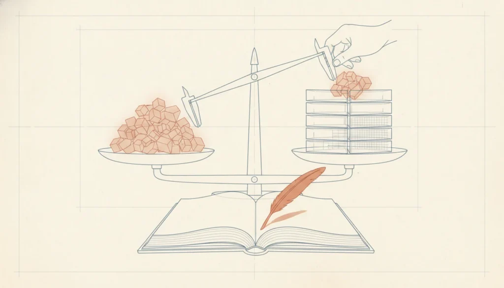 Blueprint-style illustration for the Crypto House article: How Crypto Taxes Generally Work (and Why Records Matter)