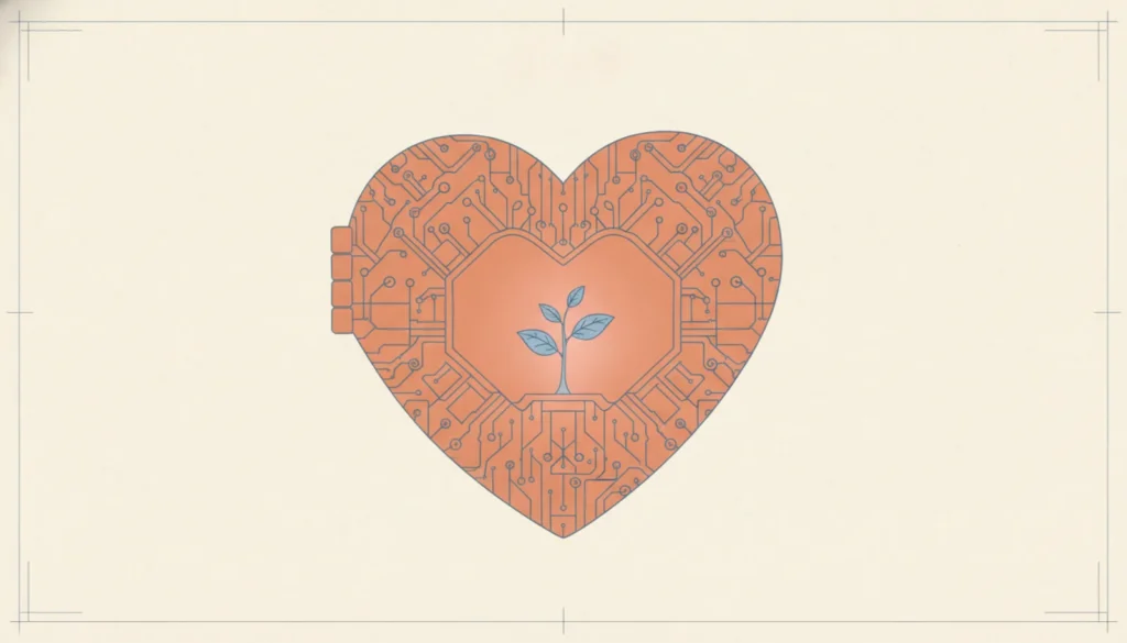 Blueprint-style illustration for the Crypto House article: How to Protect Your Seed Phrase (and Why It's Everything)