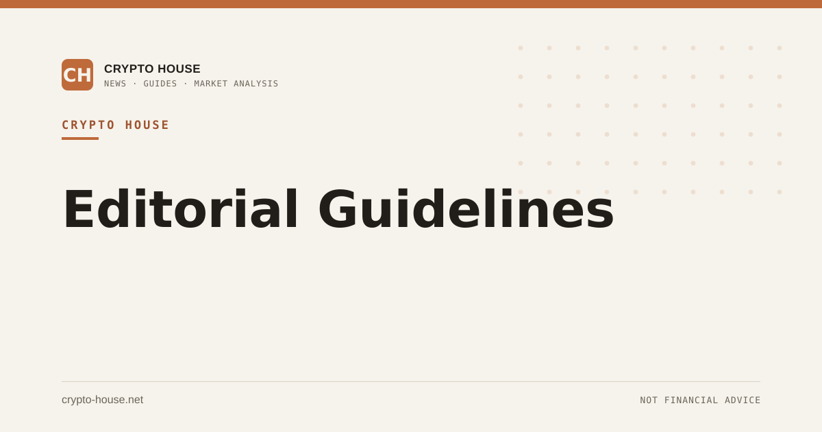 Editorial Guidelines