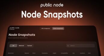 Allnodes Launches Node Snapshots to Improve Blockchain Node Management